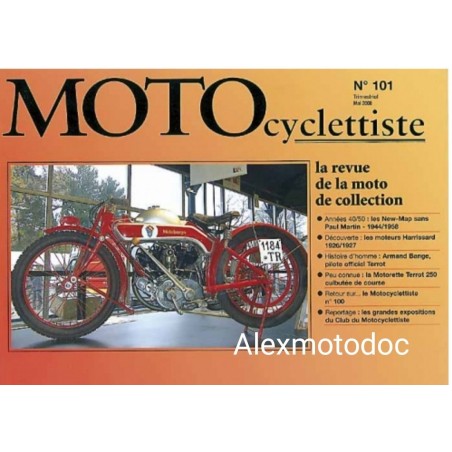 Motocyclettiste n° 101